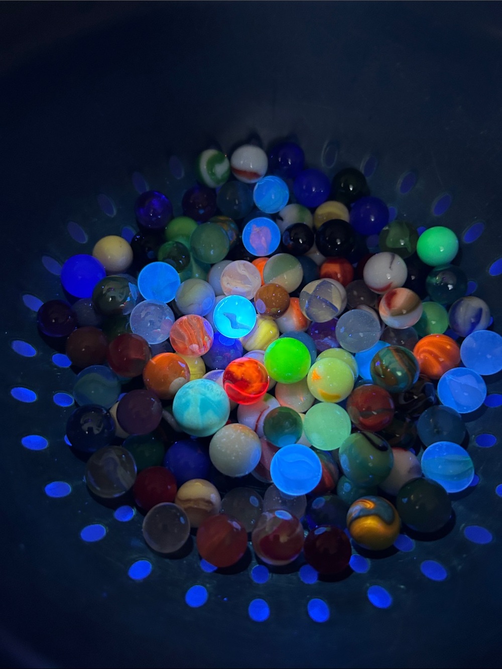 Colorful Glass Marbles Mix - Multicolor Assortment
